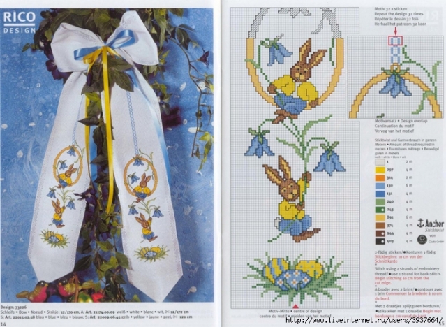 Пасхальная подборка схем для вышивки. (2)