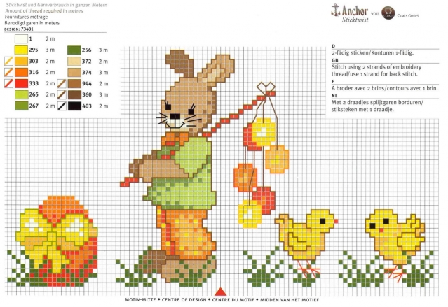 Пасхальная подборка схем для вышивки. (2)