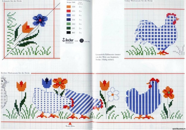 Пасхальная подборка схем для вышивки. (3)