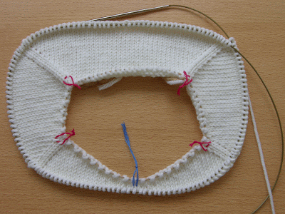 Вязание реглана спицами от горловины (из интернета)