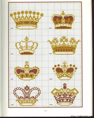 Схемы вышивки крестом монохром (ч.2)