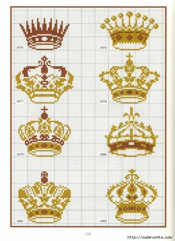 Схемы вышивки крестом монохром (ч.2)