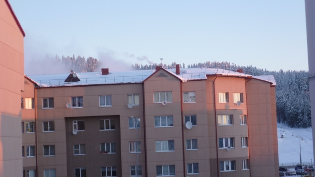 Покажу Вам то, что я увидела сегодня за окном