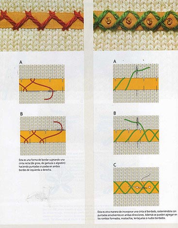 Вышивка на трикотаже (из интернета)
