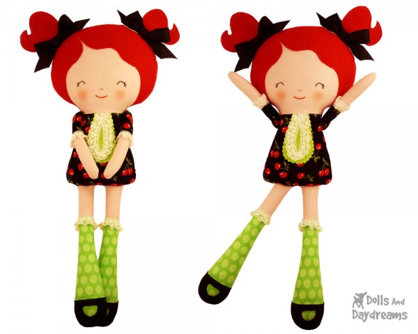 Текстильная кукла. Raggedy Ann и её вариации Rag Doll выкройки (из интернета)