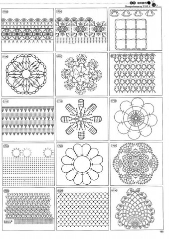 Очень интересные схемы для вязания крючком (из интернета)