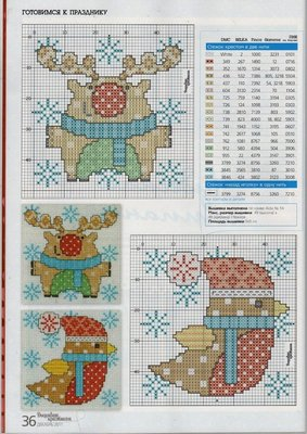 Схемы вышивки крестом миниатюры (из интернета)