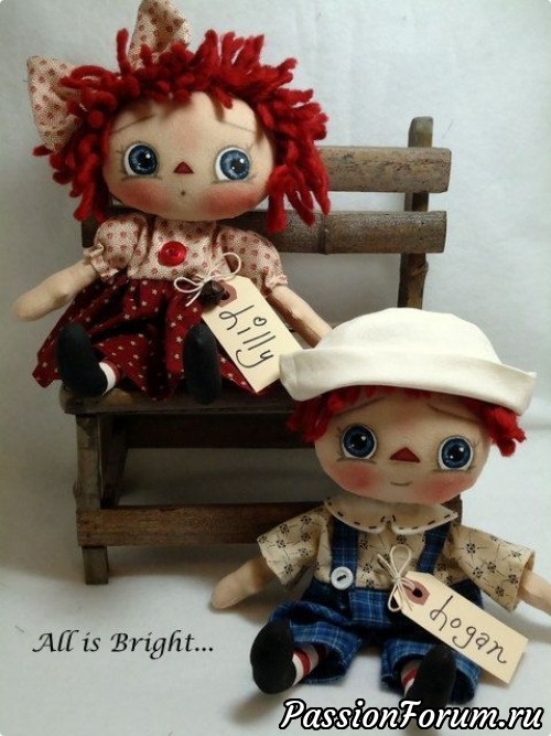 Такая разная кукла Raggedy Ann. С сайта QYTOY