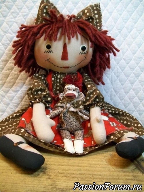 Такая разная кукла Raggedy Ann. С сайта QYTOY