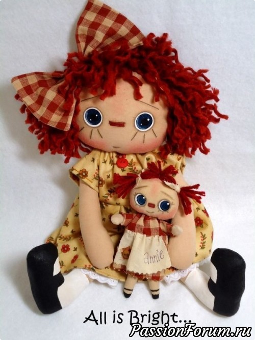 Такая разная кукла Raggedy Ann. С сайта QYTOY