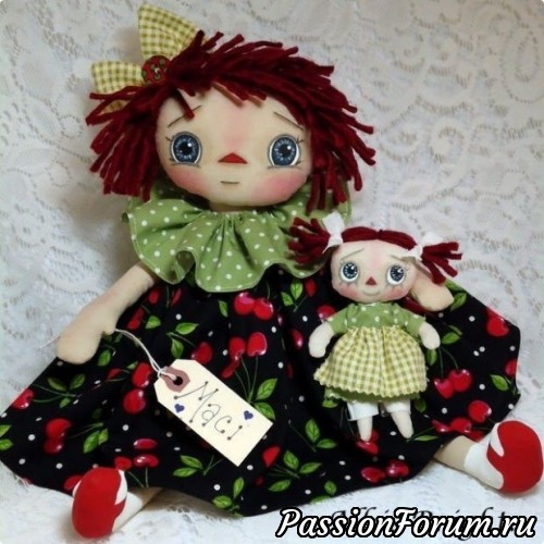 Такая разная кукла Raggedy Ann. С сайта QYTOY