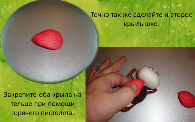 Может кому-то будет интересно. МК "Божья коровка" Автор Елена Лаврентьева