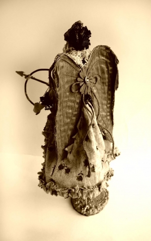 Текстильная интерьерная куколка "Ангел-хранитель"