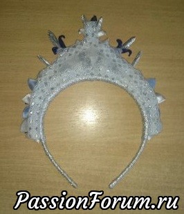 ТЕПЕРЬ новогодняя КОРОНА-КАНЗАШИ ДЛЯ ВИКИ