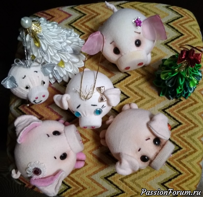 ЁЛОЧНАЯ ИГРУШКА &quot;СВИНКА НЮША&quot;