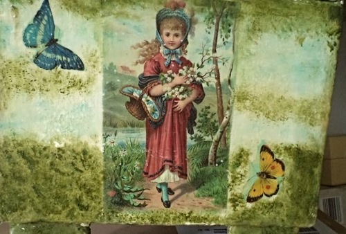 Шкатулка из картонной коробки