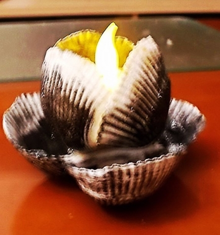 Подсвечники из ракушек