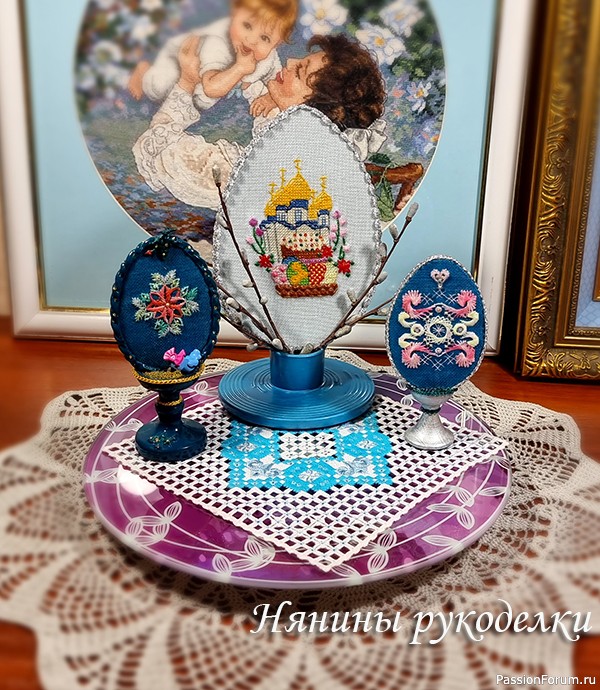 Пасха прошла, яйца остались))) (декоративные яйца)
