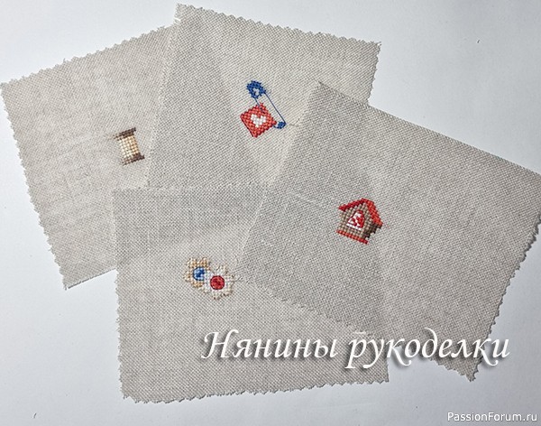 И снова вышивка, и снова для органайзера))