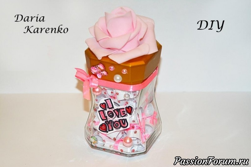 DIY Баночка любви с пожеланиями. Мастер класс