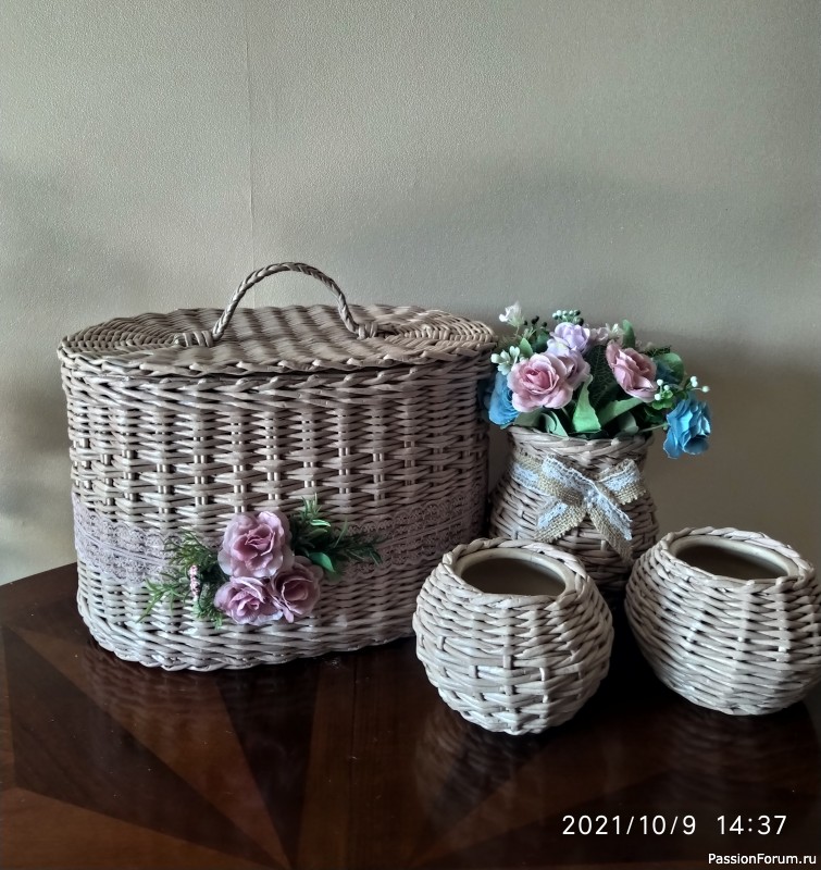 Плетение из эколозы Плетение из эколозы