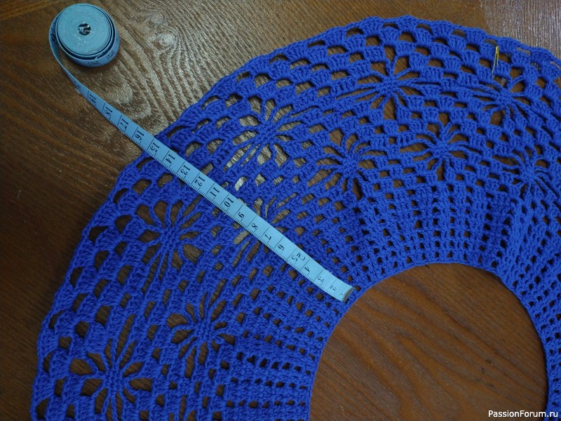 Ажурная блузка с узором "Паучки".