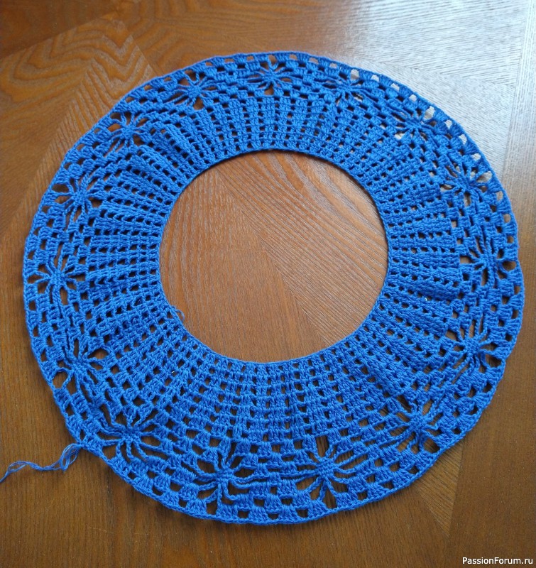 Ажурная блузка с узором "Паучки".