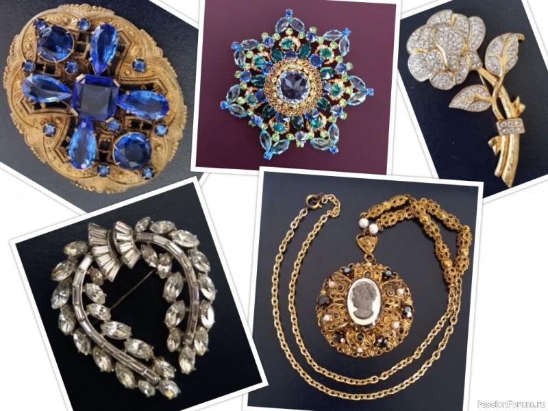 Восстановленная бижутерия. Винтаж.