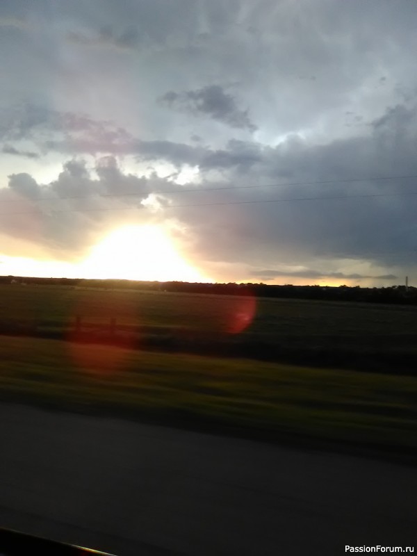 Cross tornado in Oklahoma