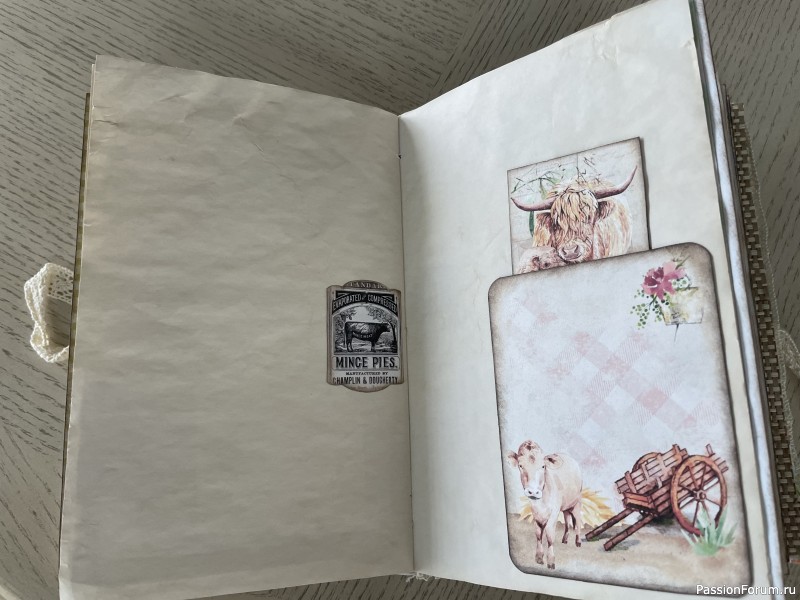 Farm house junk journal (немного фото)