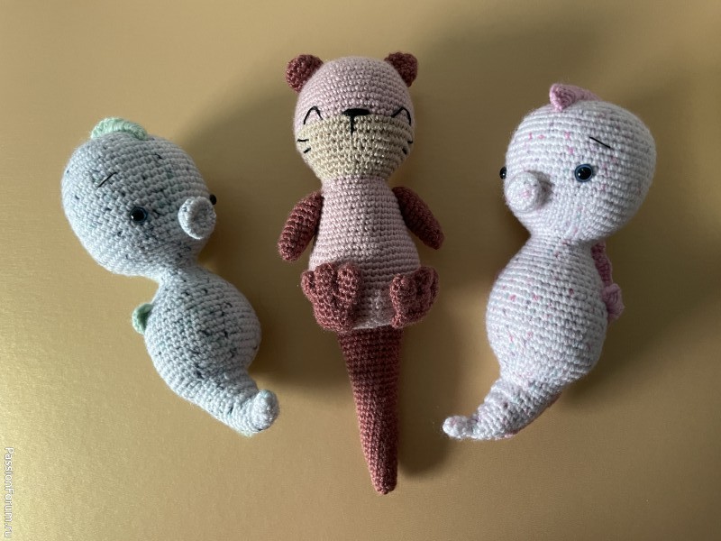 Вязаные игрушки. Мои ранние работы