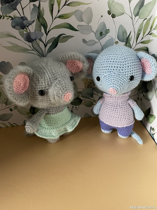 Вязаные игрушки. Мои ранние работы