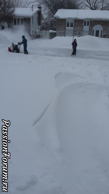 Двор нашего дома - сцена для фильма о крайнем Севере!