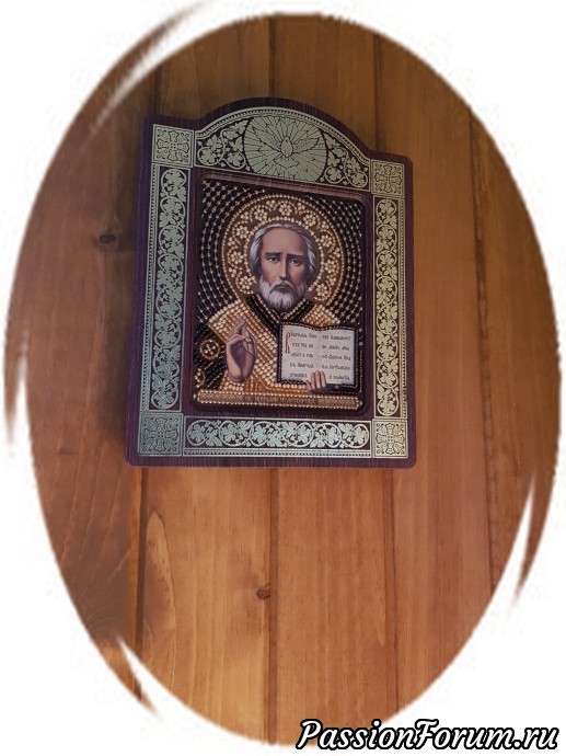 Икона Святителя Николая Чудотворца для храма в Ванкувере