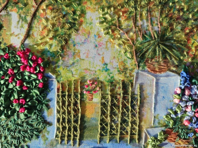 Цветы над морем