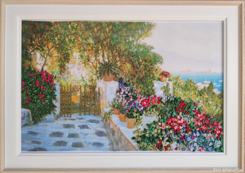 Цветы над морем