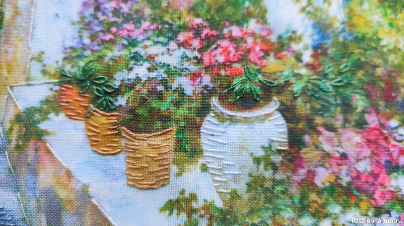 Цветы над морем