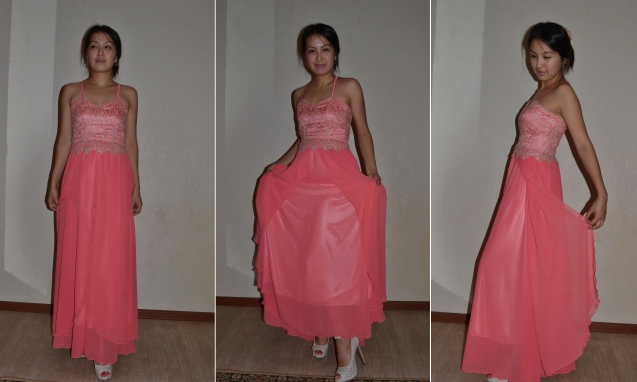 Похвастушка - розовое платье