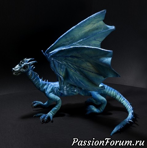 Blue Borealis - дракон из моей новой коллекции )