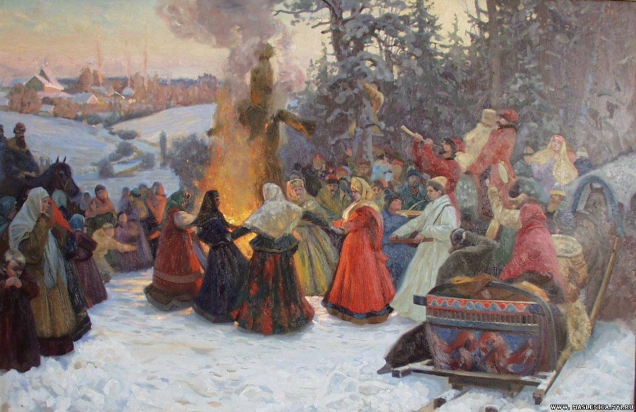 Народный праздник проводов зимы.