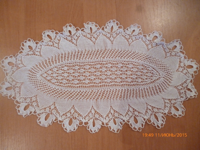 Салфетки спицами