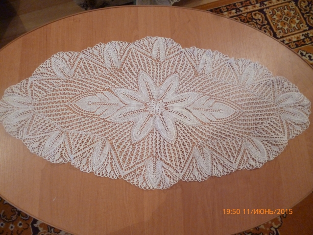 Салфетки спицами