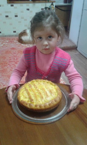 Угощайтесь!!!
Приятного аппетита!!!
мама и напиши здесь,что Лёлечка делала сама пиёг!!!
вот выполняю обещание.написала))) Угощайтесь!!!
Приятного аппетита!!!
мама и напиши здесь,что Лёлечка делала сама пиёг!!!
вот выполняю обещание.написала)))