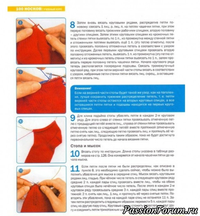 Вязание спицами носков - разные виды. И снова интернет.