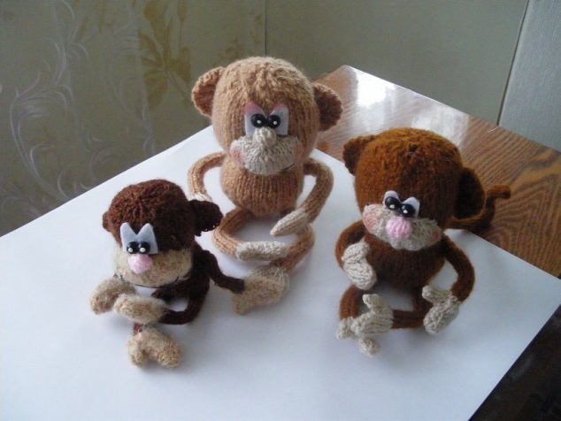семья обезьянок