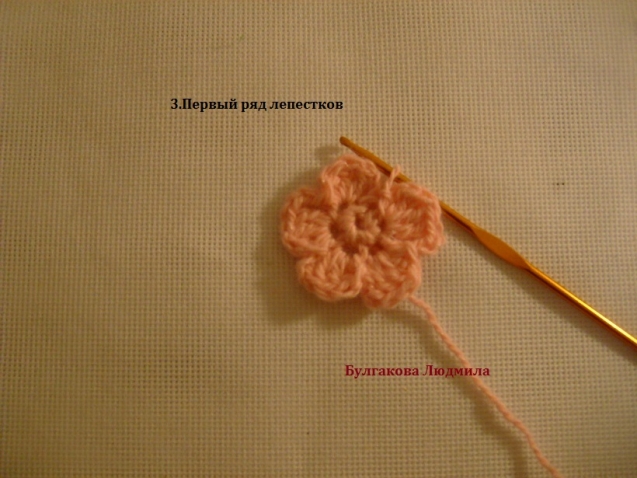 Четвёртый этап вязания грелки на чайник.