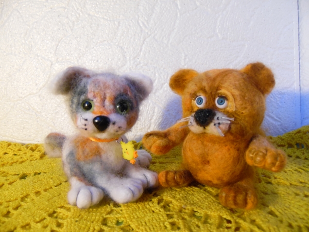 мои валяные игрушечки