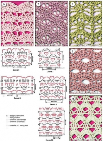 Узоры крючком - для вашей коллекции))