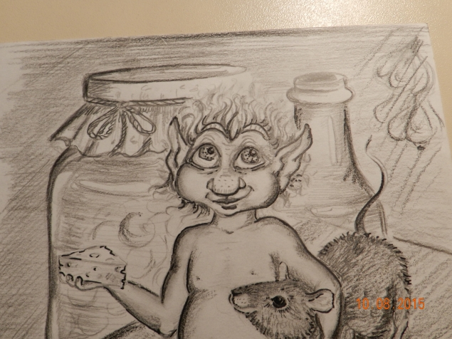 Рисовашки. Странный типчик))) Кто бы это мог быть???)