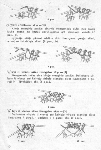 Кружевные салфетки спицами - 2